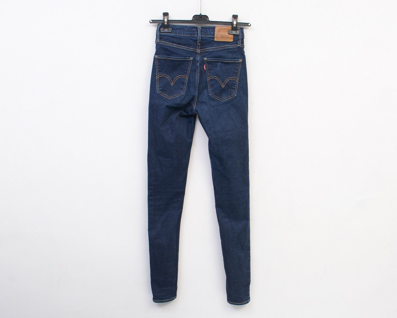 Levi's Big E Mile High Skinny Premium Denim Jeans Stretch Pants Size 25" / US 0 / IT 36 - 5 Thumbnail