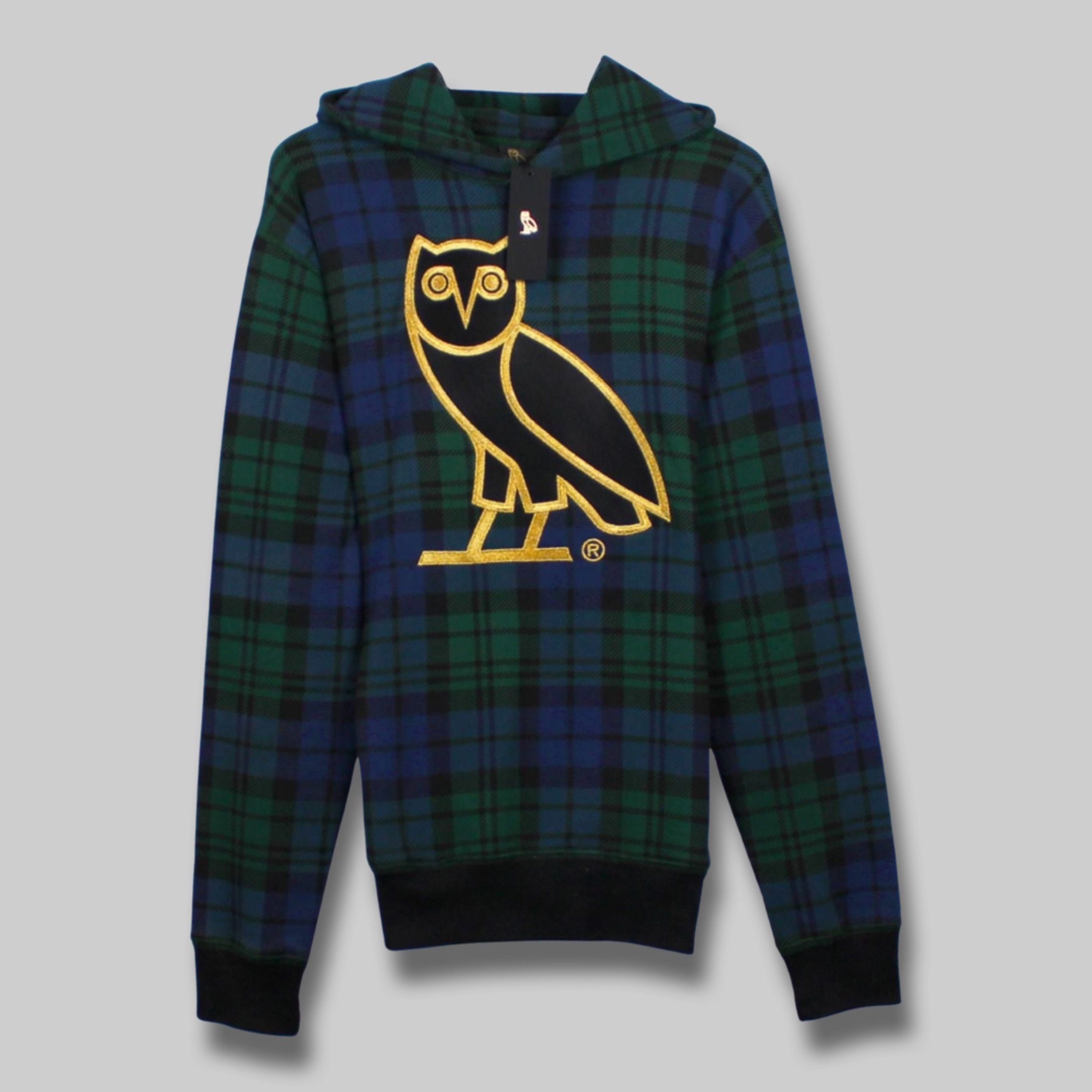 Drake 🦉VERY RARE🦉 OVO Tartan Green Plaid OG Owl Hoodie 2017 Size US L / EU 52-54 / 3 - 1 Thumbnail