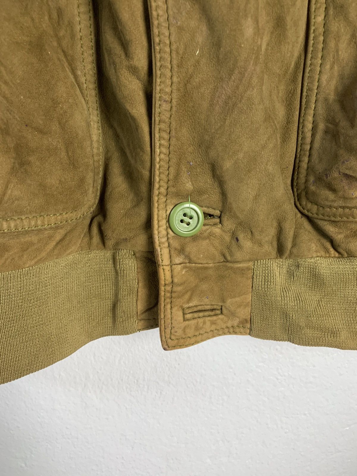 Japanese Brand Vevalini Bomber Leather Jacket Size US M / EU 48-50 / 2 - 5 Thumbnail