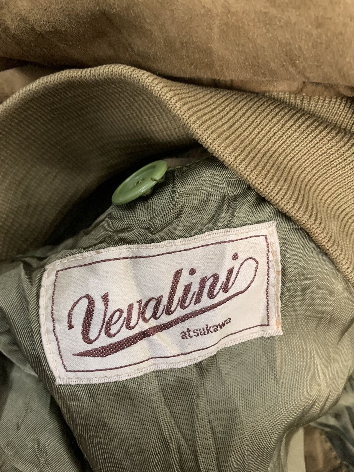 Japanese Brand Vevalini Bomber Leather Jacket Size US M / EU 48-50 / 2 - 7 Thumbnail