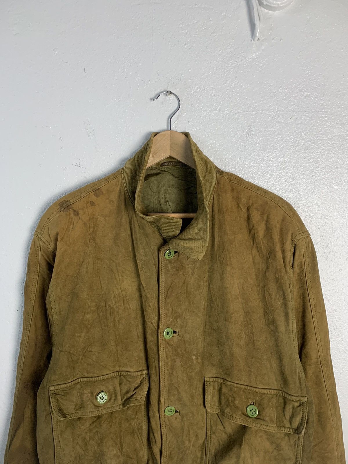 Japanese Brand Vevalini Bomber Leather Jacket Size US M / EU 48-50 / 2 - 4 Thumbnail