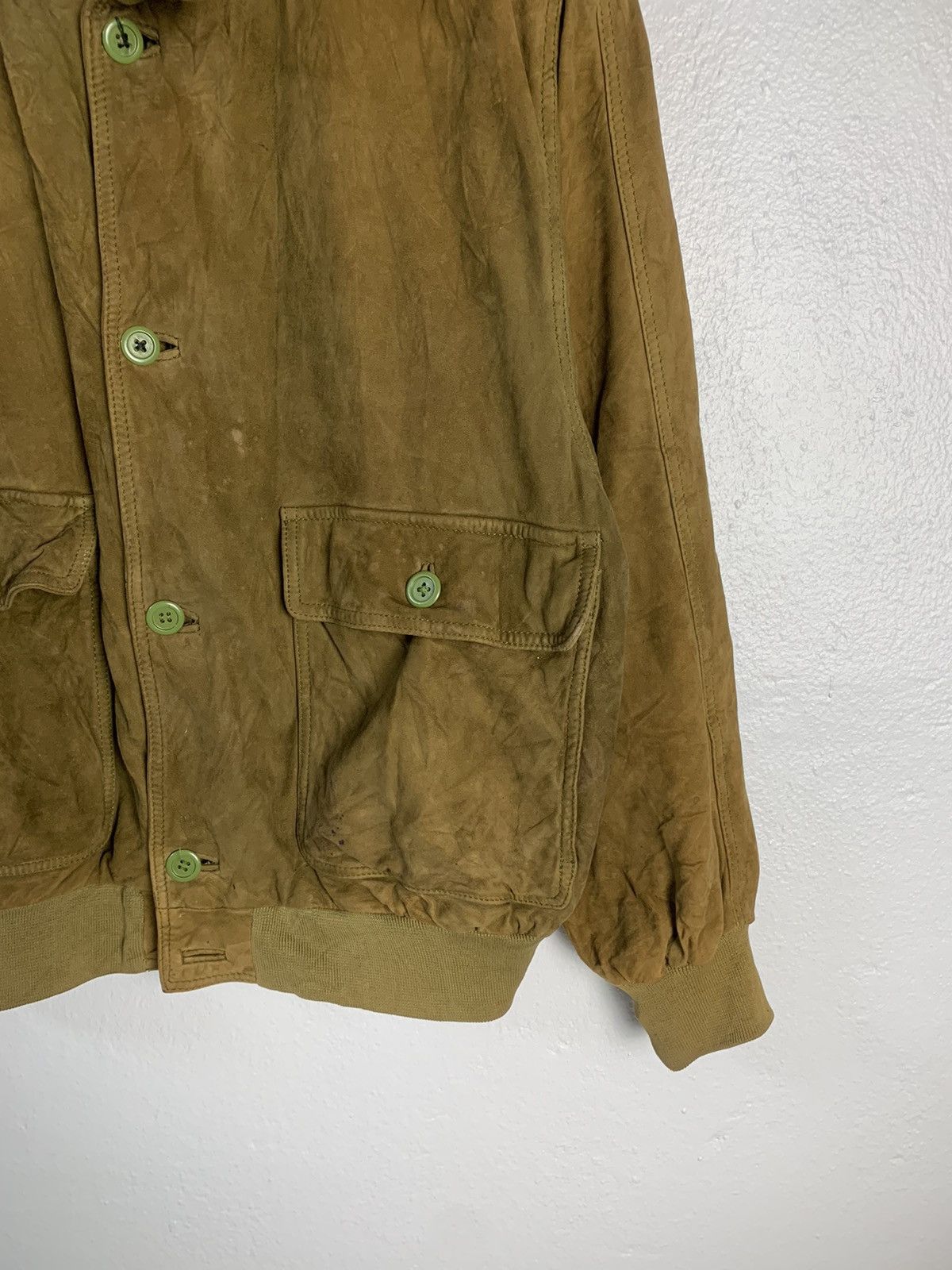 Japanese Brand Vevalini Bomber Leather Jacket Size US M / EU 48-50 / 2 - 2 Thumbnail