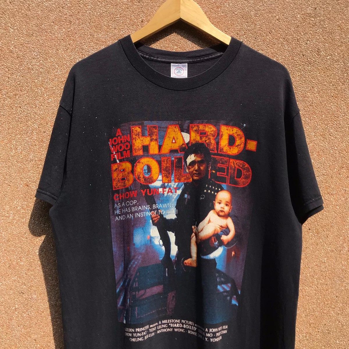 Vintage 90’s Hard Boiled Movie Promo Chow Yun-Fat Tee