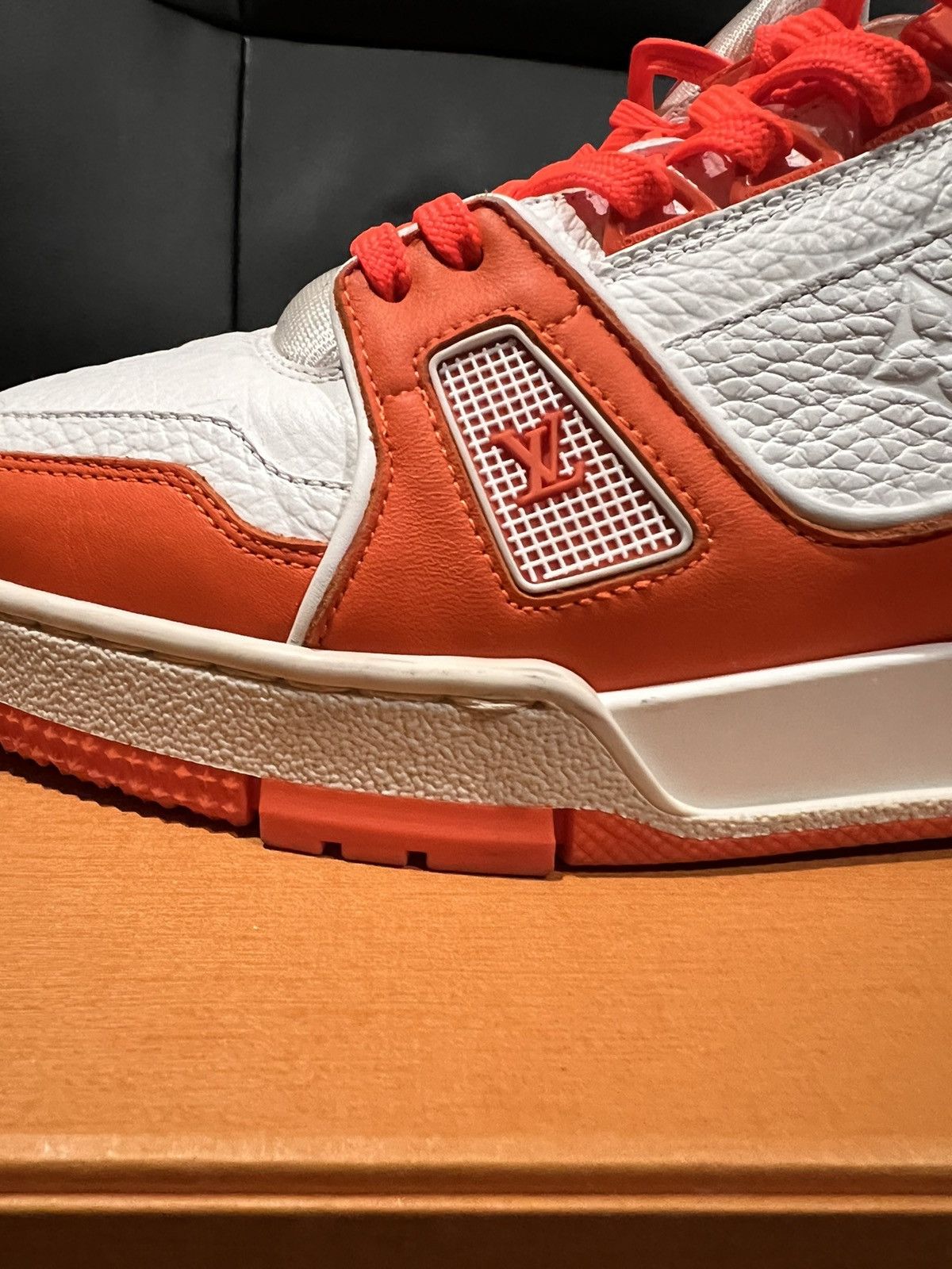 Louis Vuitton Louis Vuitton LV trainers orange ss20 - Size 7 (LV) Size US 7 / EU 40 - 6 Thumbnail