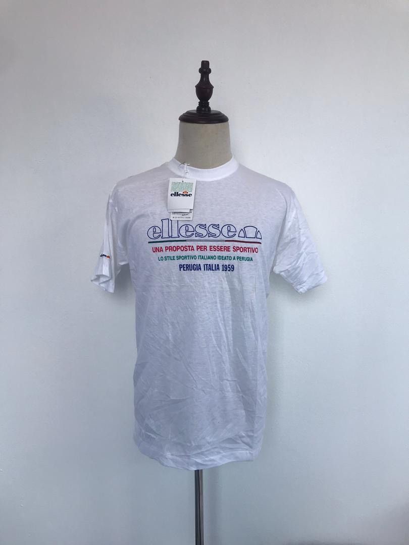 Ellesse × Vintage 🔥Deadstock🔥 Vintage Ellesse T-shirt Single Stitch Size US L / EU 52-54 / 3 - 1 Thumbnail