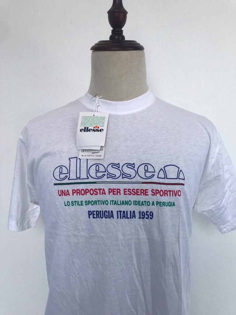 Ellesse × Vintage 🔥Deadstock🔥 Vintage Ellesse T-shirt Single Stitch Size US L / EU 52-54 / 3 - 2 Thumbnail