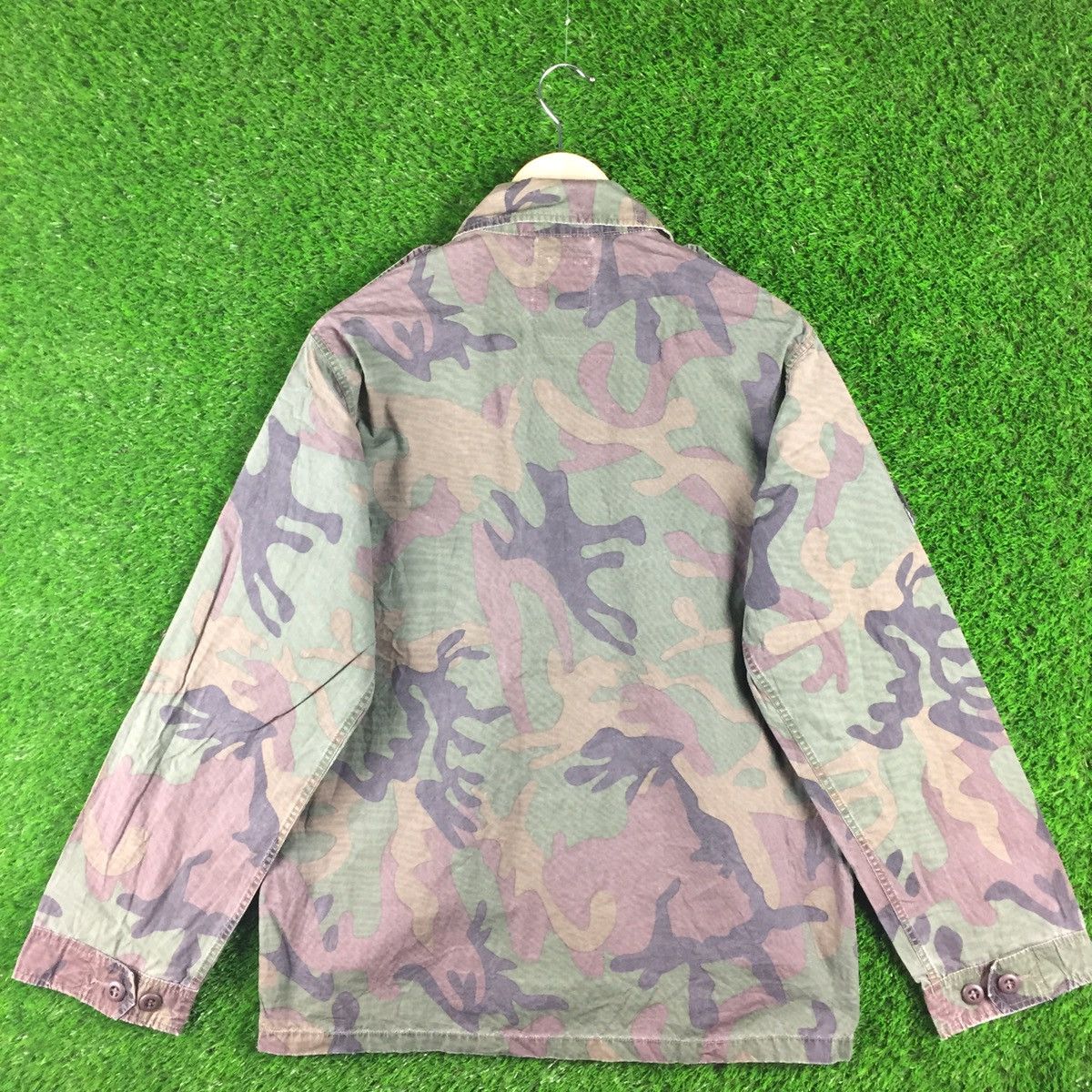 Japanese Brand × Vintage Back Number Camouflage Buttons Up Military Style Size US M / EU 48-50 / 2 - 2 Thumbnail