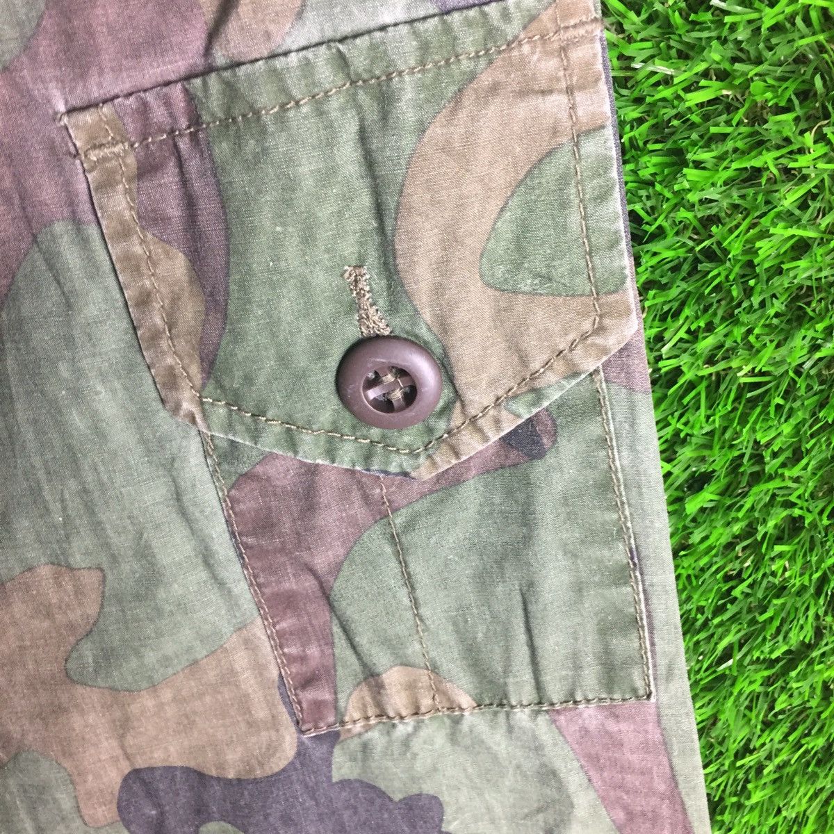 Japanese Brand × Vintage Back Number Camouflage Buttons Up Military Style Size US M / EU 48-50 / 2 - 8 Thumbnail