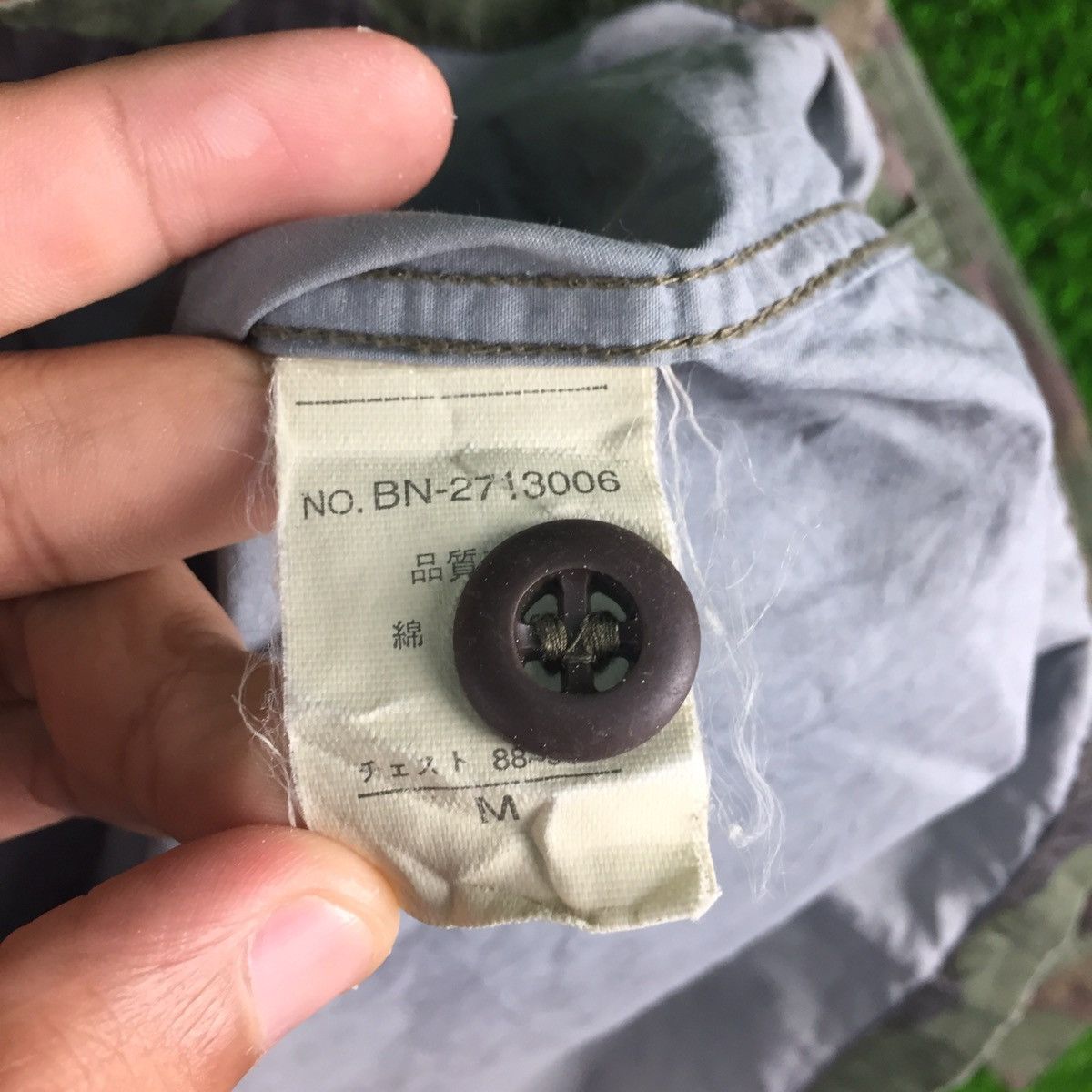 Japanese Brand × Vintage Back Number Camouflage Buttons Up Military Style Size US M / EU 48-50 / 2 - 13 Thumbnail