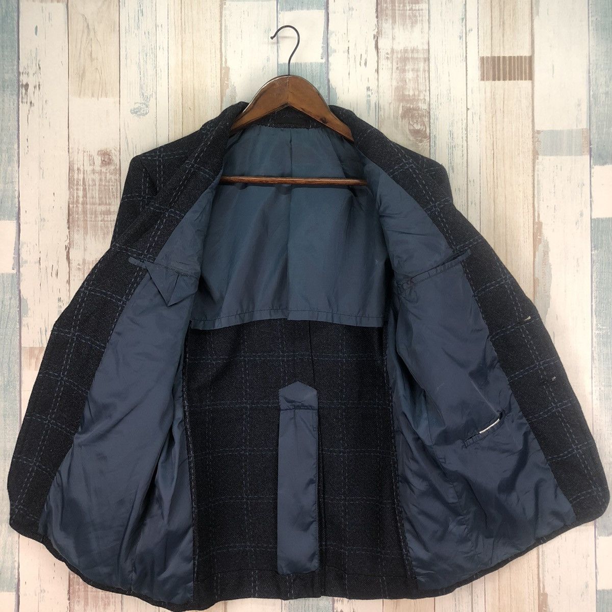 Japanese Brand × Vintage Vintage Indigo Patchwork Blazers Size US M / EU 48-50 / 2 - 3 Thumbnail