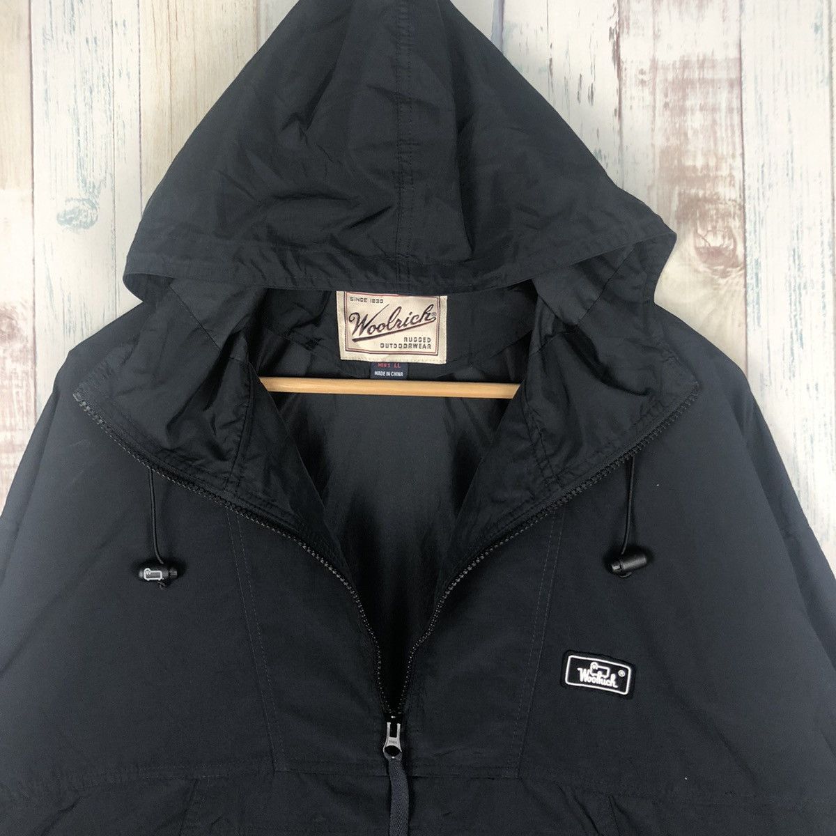 Woolrich Woolen Mills Woolrich Ruged Outdoorwear Half Zip Windbreaker Size US L / EU 52-54 / 3 - 3 Thumbnail