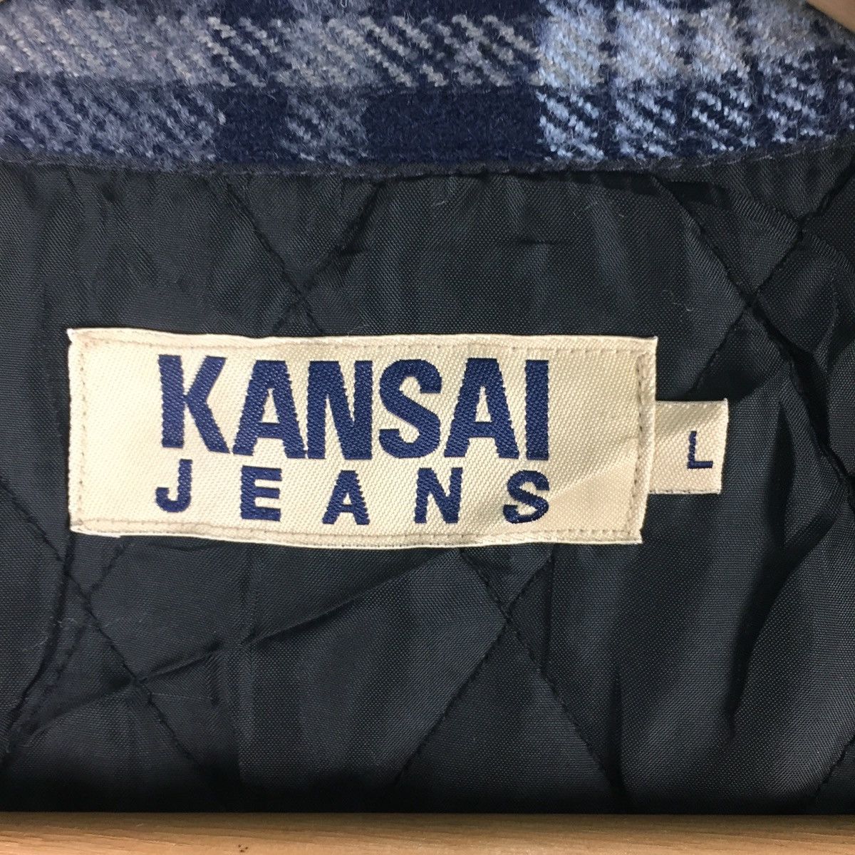 Flannel Vintage Kansai Jeans Flannel Double Pocket Zipper Size US L / EU 52-54 / 3 - 10 Thumbnail