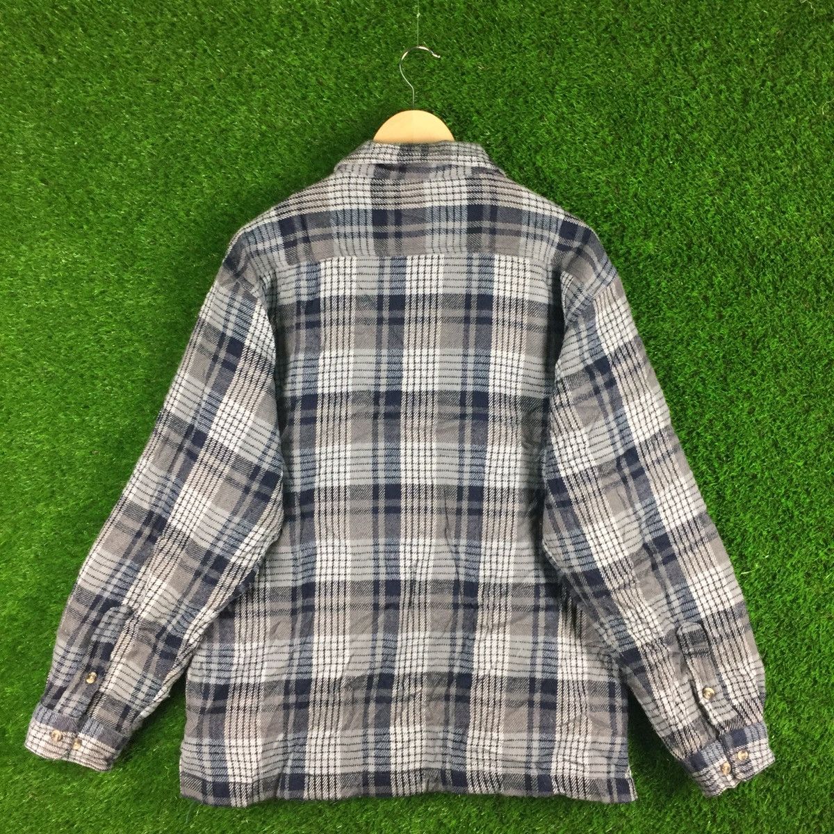 Flannel Vintage Kansai Jeans Flannel Double Pocket Zipper Size US L / EU 52-54 / 3 - 2 Thumbnail