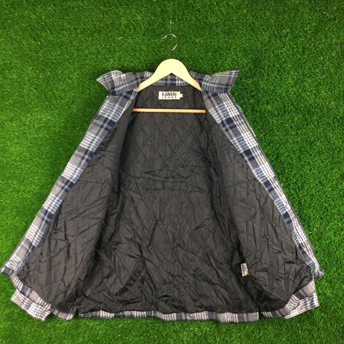Flannel Vintage Kansai Jeans Flannel Double Pocket Zipper Size US L / EU 52-54 / 3 - 5 Thumbnail