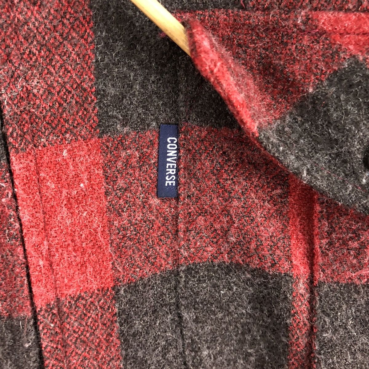 Converse Vintage Converse Double Pocket Zipper Wool Flannel Size US M / EU 48-50 / 2 - 5 Thumbnail