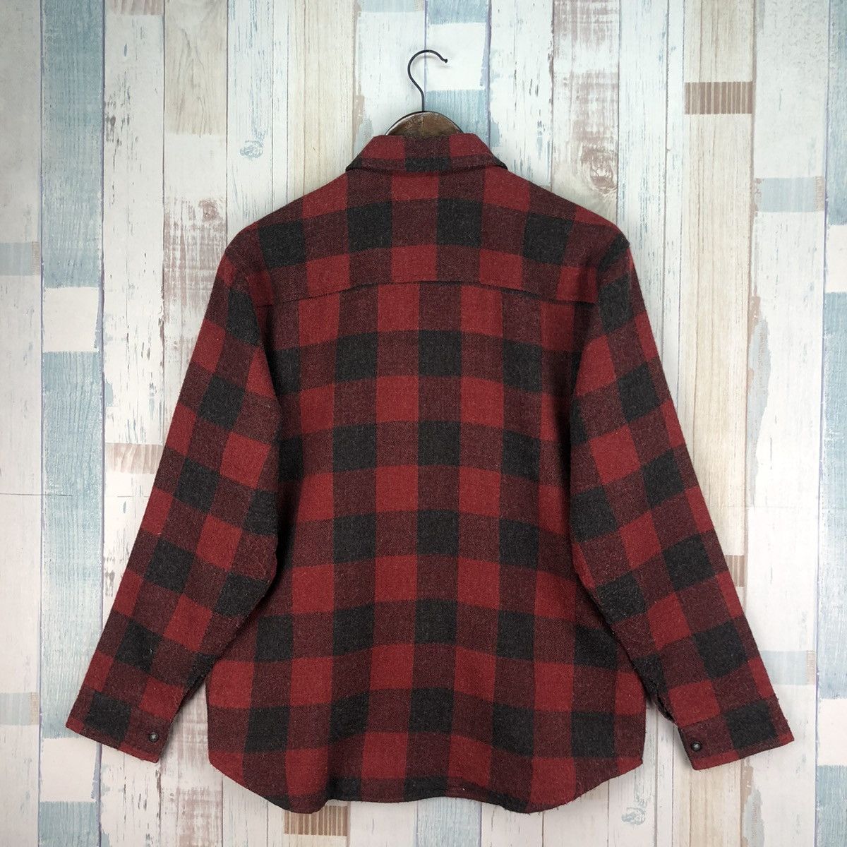 Converse Vintage Converse Double Pocket Zipper Wool Flannel Size US M / EU 48-50 / 2 - 2 Thumbnail