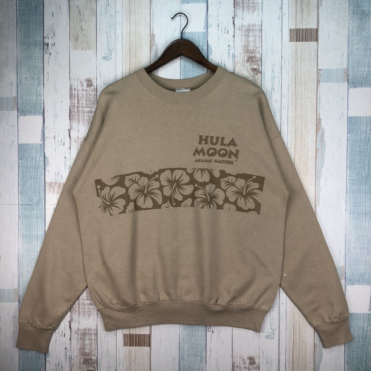 Vintage Vintage Hula Moon Hawaian Style Sweatshirt Size US L / EU 52-54 / 3 - 1 Thumbnail