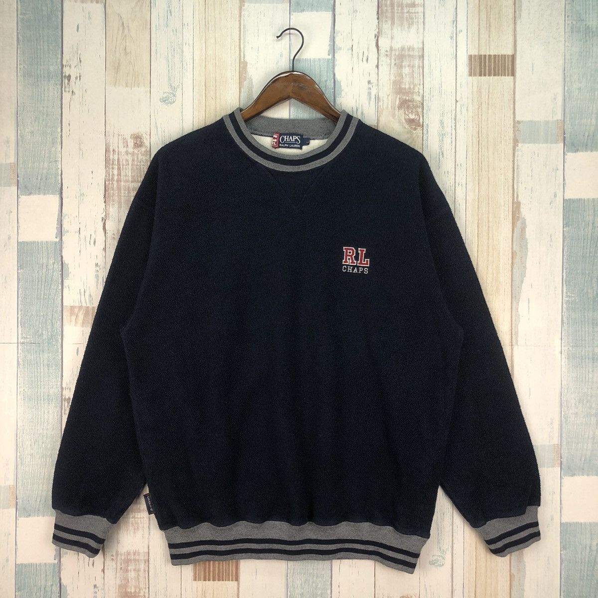 Chaps Ralph Lauren Vintage Chaps Ralph Laurent Fleece Sweatshirt Crewneck Size US L / EU 52-54 / 3 - 1 Thumbnail