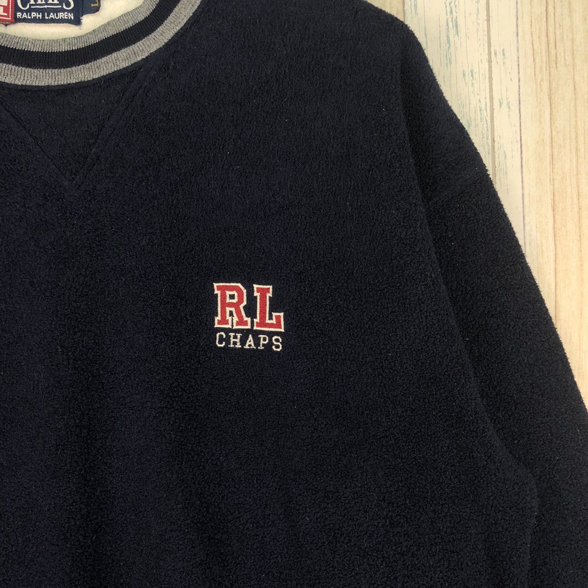 Chaps Ralph Lauren Vintage Chaps Ralph Laurent Fleece Sweatshirt Crewneck Size US L / EU 52-54 / 3 - 3 Thumbnail