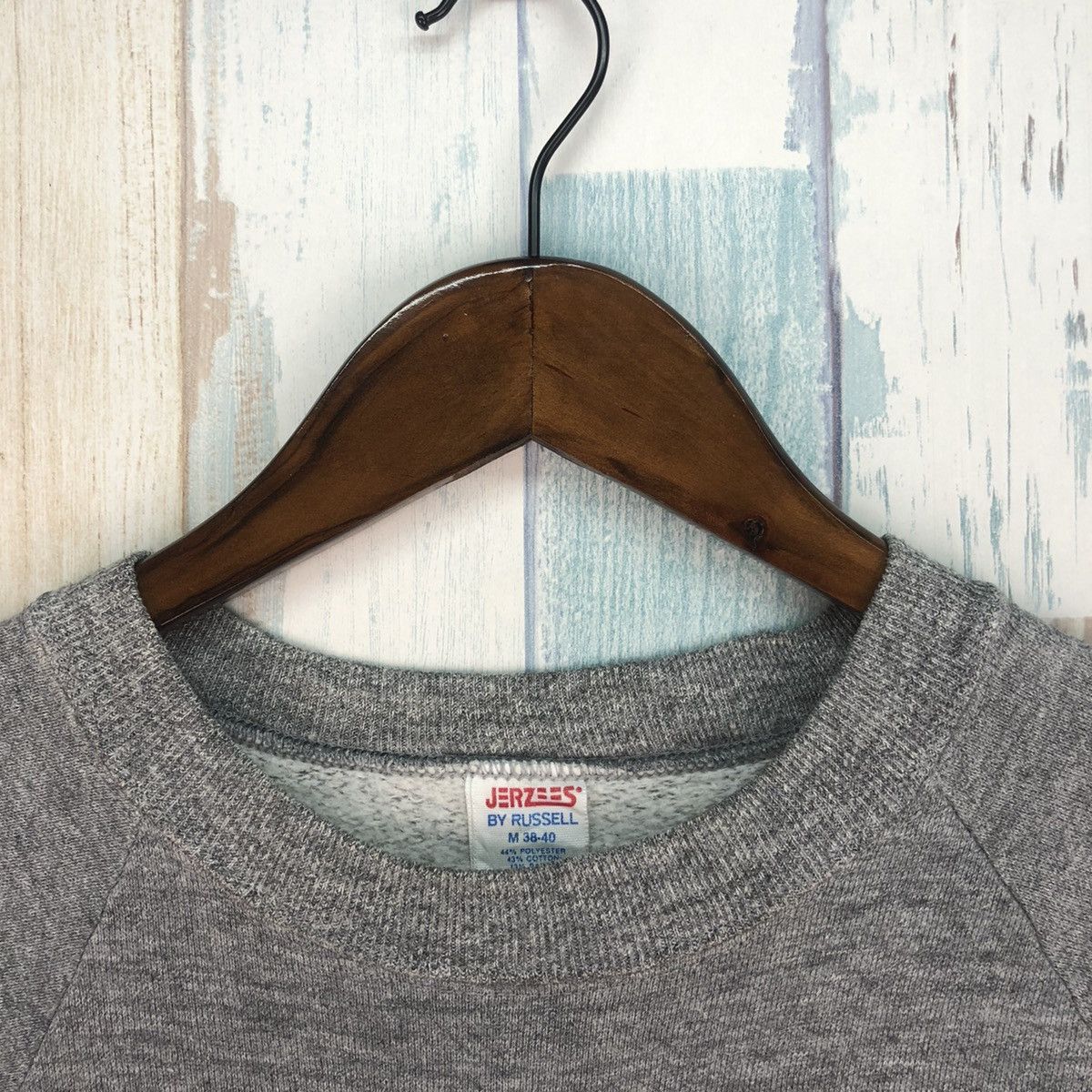 Jerzees Vintage 80s Jerzees Triblend Embroidered Logo Sweatshirt Size US M / EU 48-50 / 2 - 10 Thumbnail
