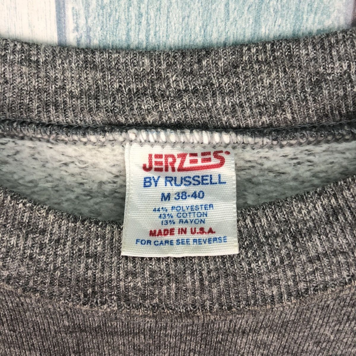 Jerzees Vintage 80s Jerzees Triblend Embroidered Logo Sweatshirt Size US M / EU 48-50 / 2 - 11 Thumbnail