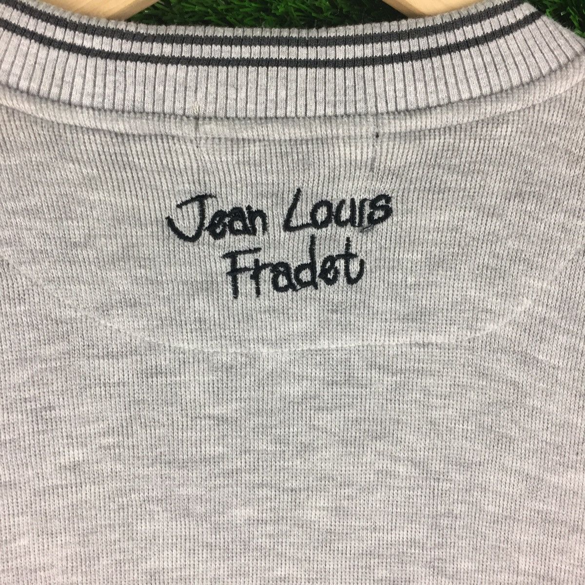 Japanese Brand × Vintage Vintage Jean Loius Fradet Big Logo Sweatshirt Size US L / EU 52-54 / 3 - 7 Thumbnail