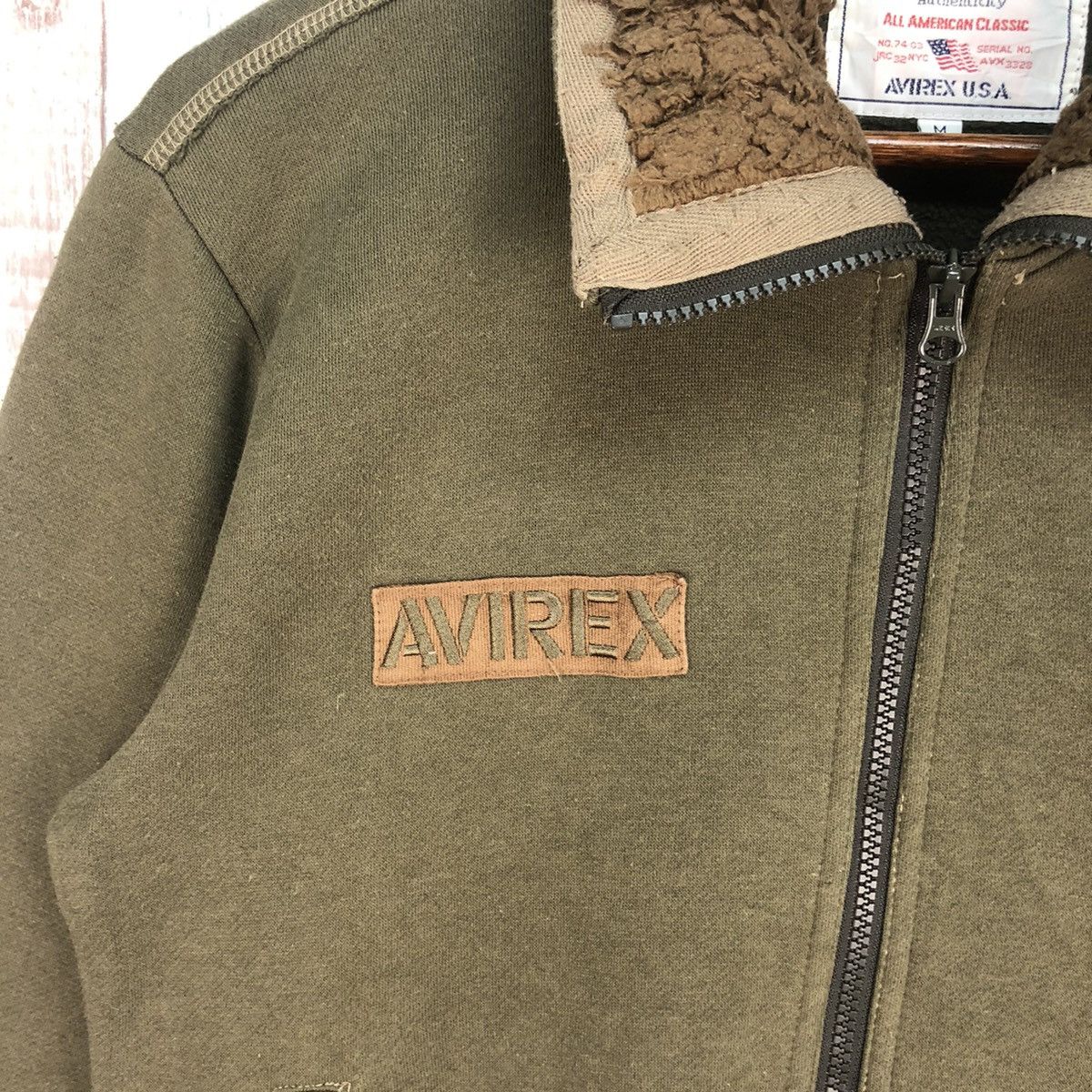 Avirex Vintage Avirex USA Sweater Full Zip Size US M / EU 48-50 / 2 - 5 Thumbnail