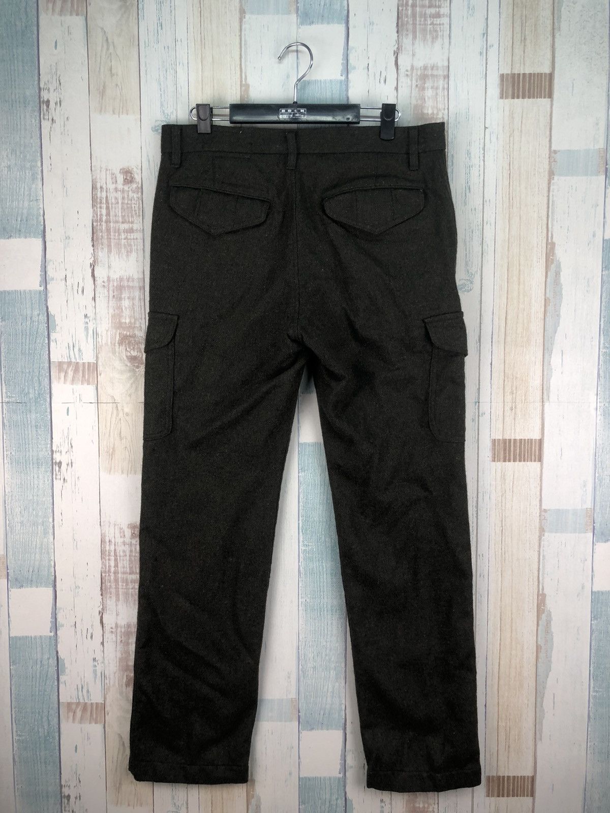 ADAM ET ROPE × Japanese Brand × Vintage Adam et Rope Wool Cargo Pants Size US 32 / EU 48 - 2 Thumbnail