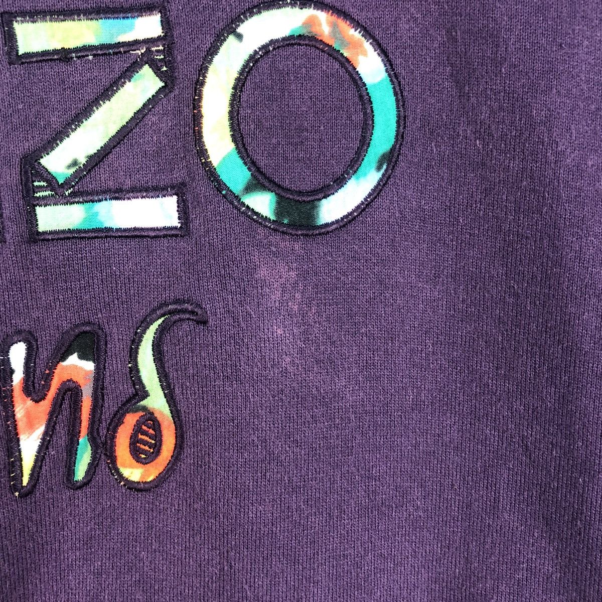 Kenzo × Vintage Vintage Kenzo Jeans Embroidery Big Logo Bomber Jacket Size US L / EU 52-54 / 3 - 5 Thumbnail