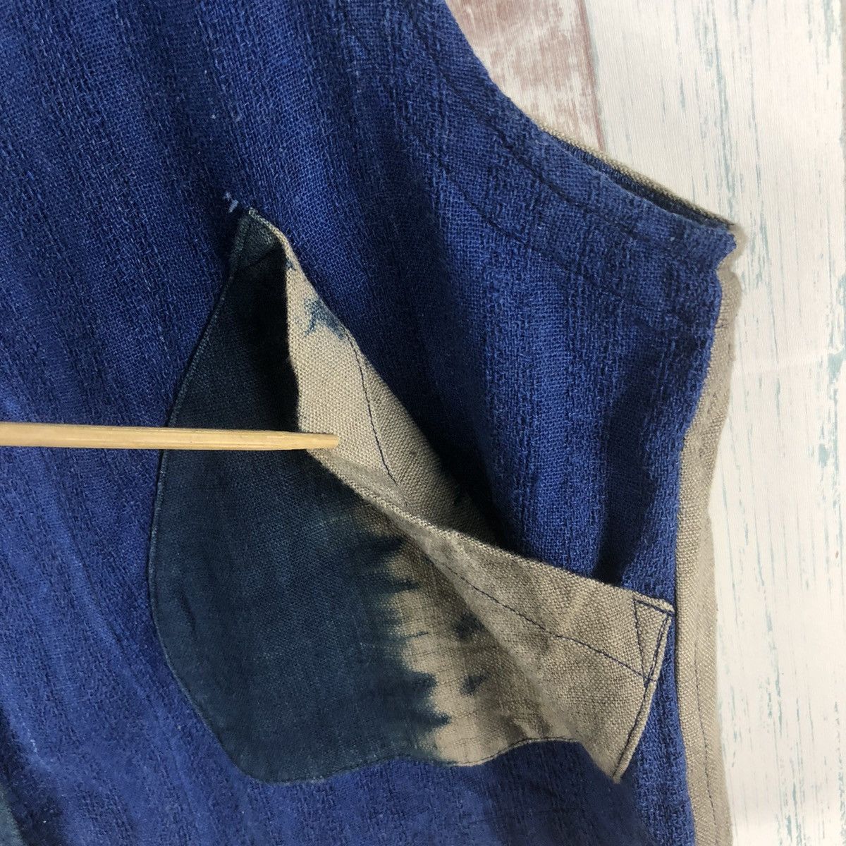 Indigo Rare Vintage Indigo Vest Size US XS / EU 42 / 0 - 3 Thumbnail