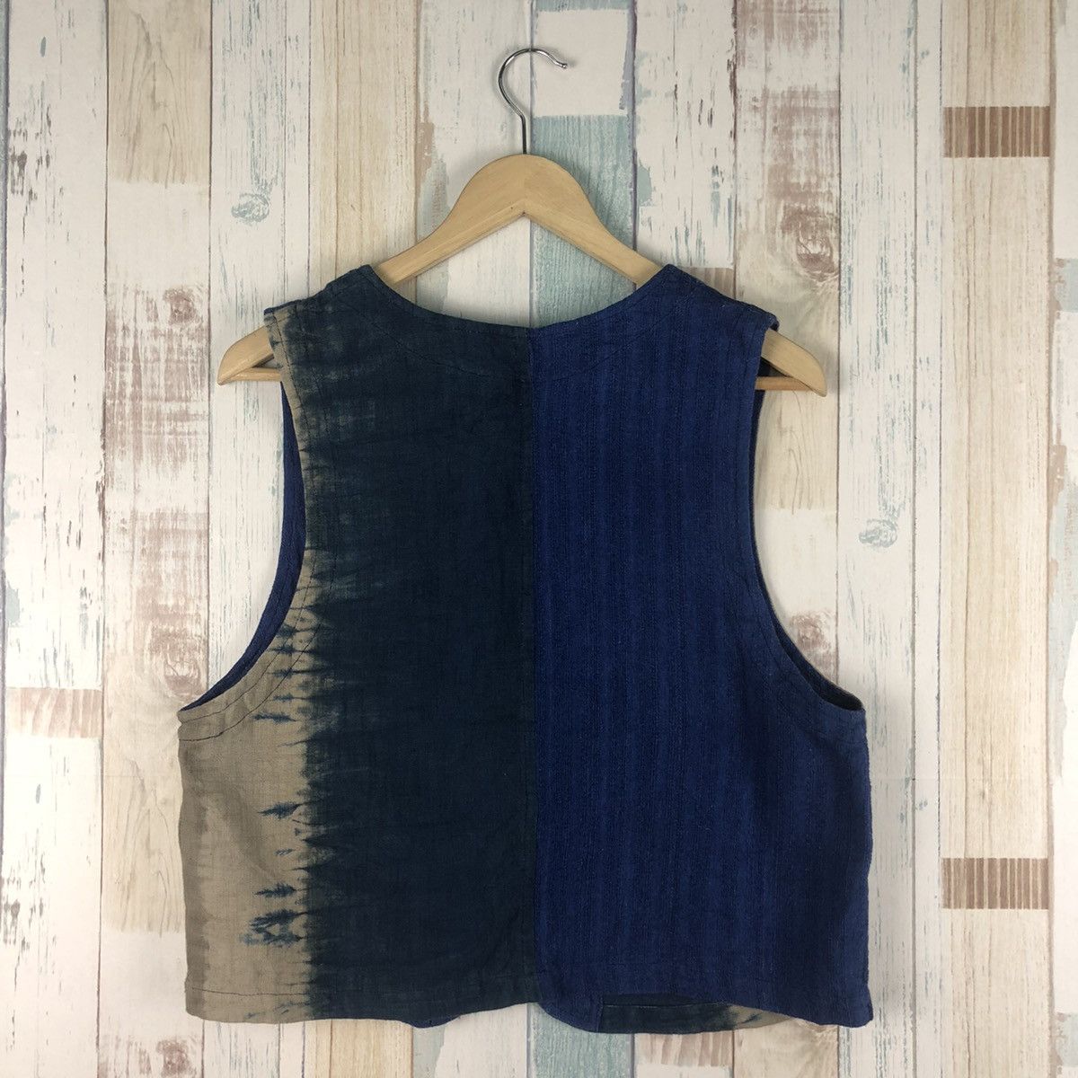 Indigo Rare Vintage Indigo Vest Size US XS / EU 42 / 0 - 2 Thumbnail