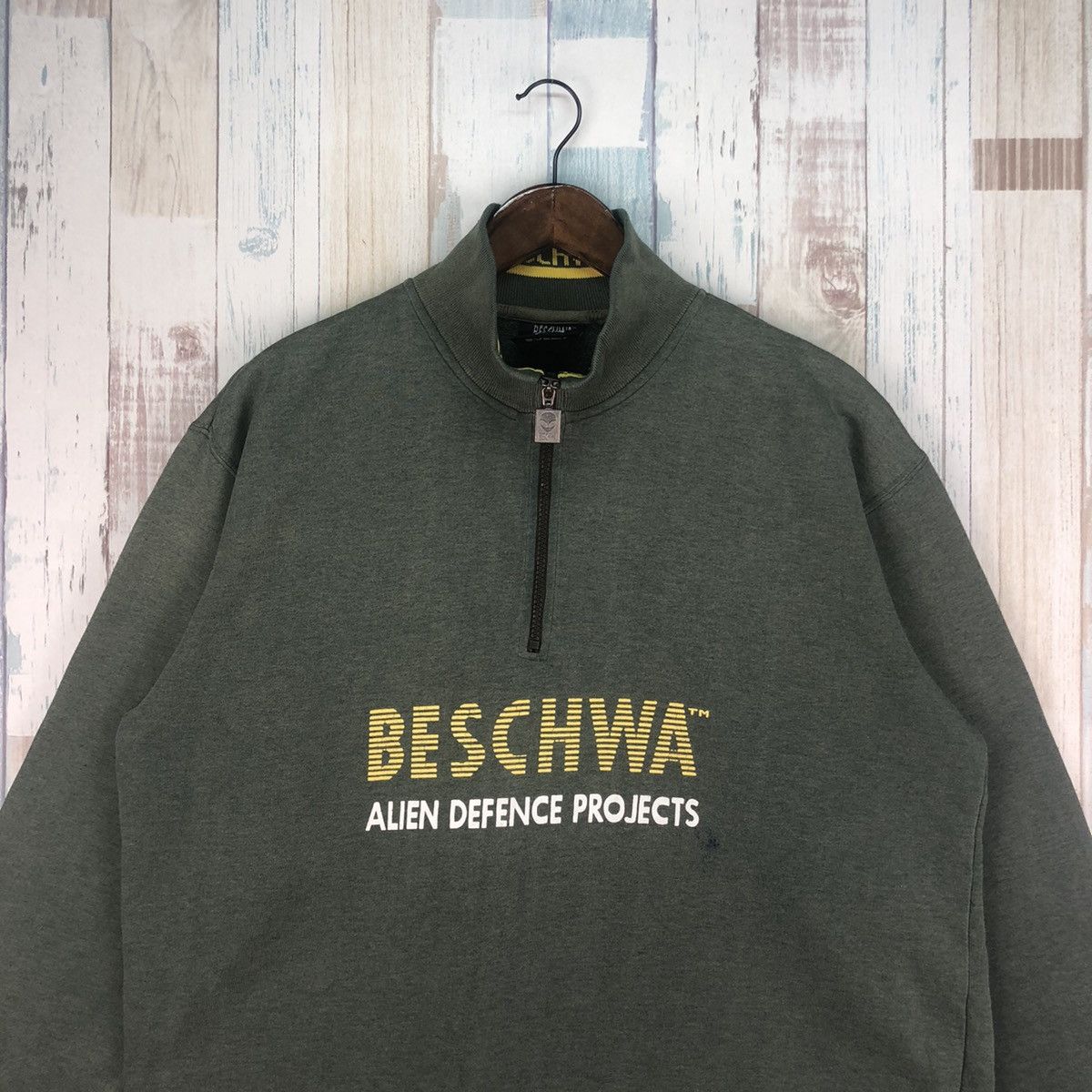 Alien Workshop × Vintage Vintage Beschwa Nevada Half Zip Sweatshirt Size US M / EU 48-50 / 2 - 3 Thumbnail