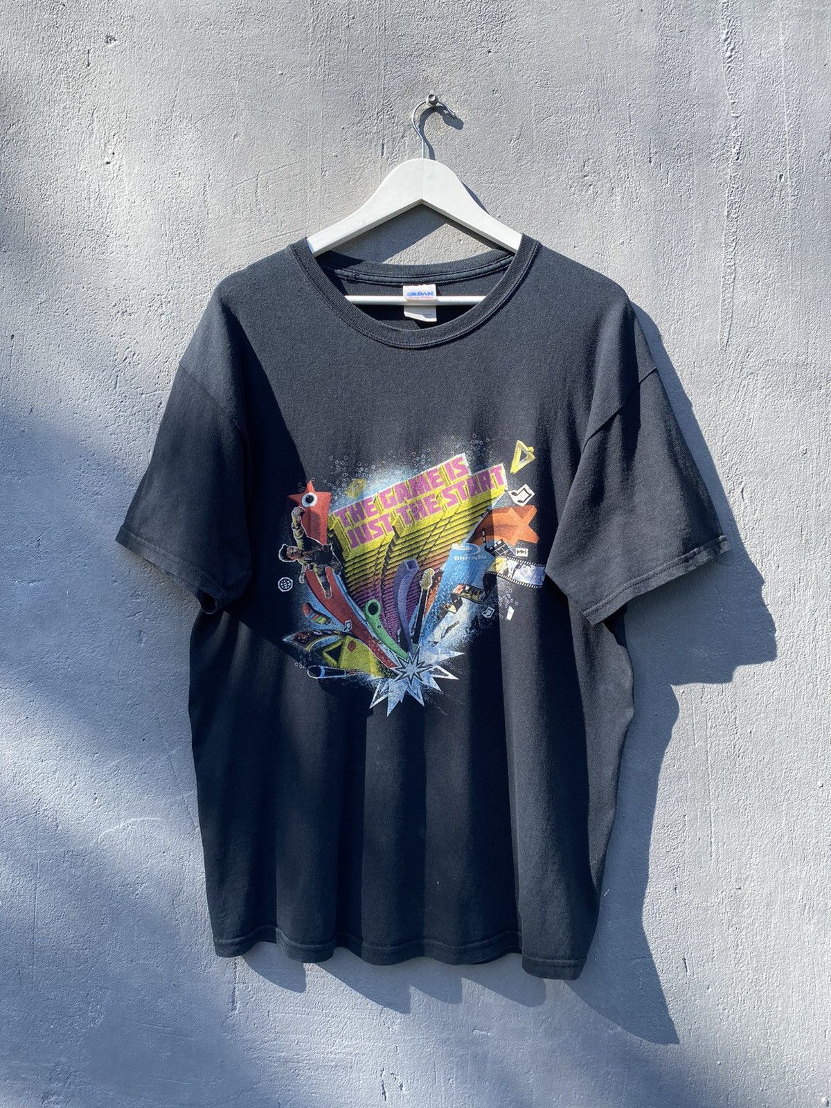Playstation × The Game × Vintage Vintage 2000s PLAYSTATION 3 The Game Is Just The Start Tee Size US L / EU 52-54 / 3 - 1 Thumbnail