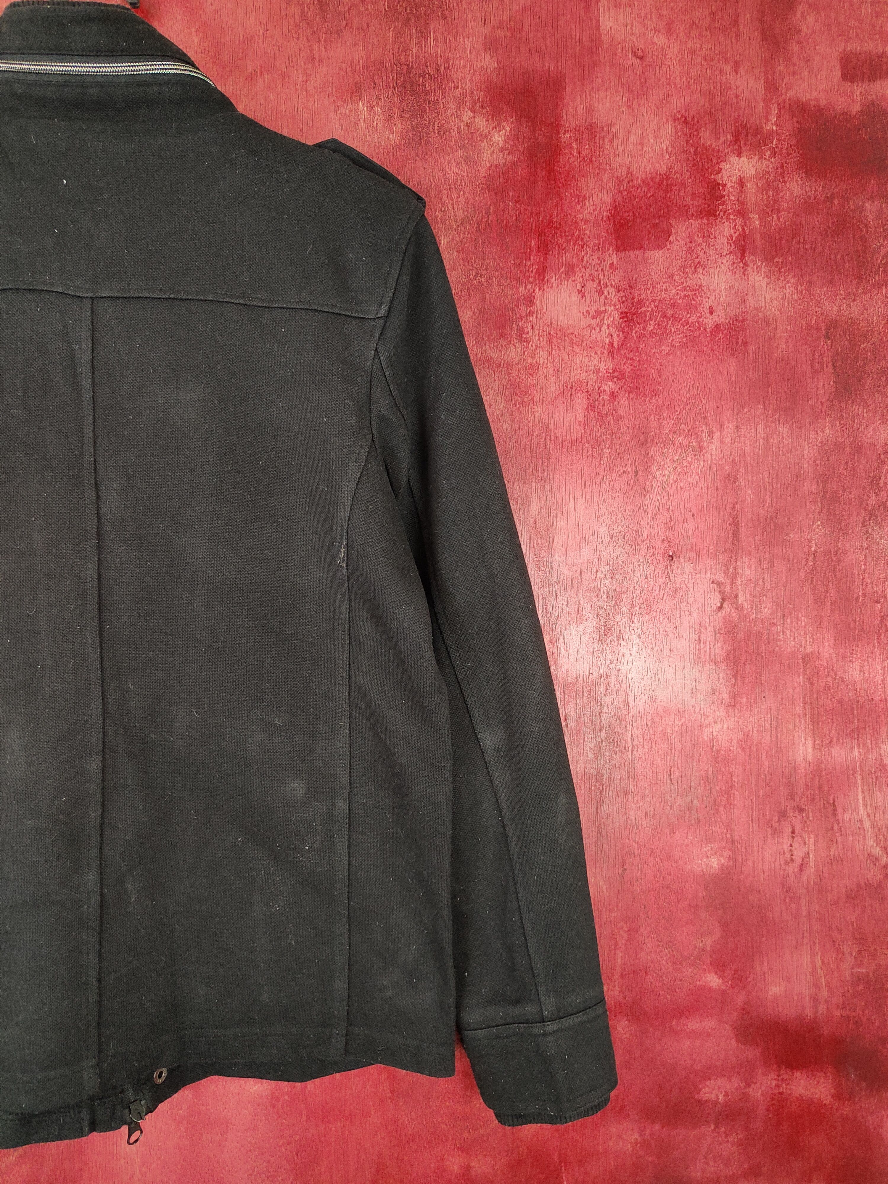 Japanese Brand M.f.editorial seditionaries Black multi pocket Jacket #5224 Size US M / EU 48-50 / 2 - 10 Thumbnail