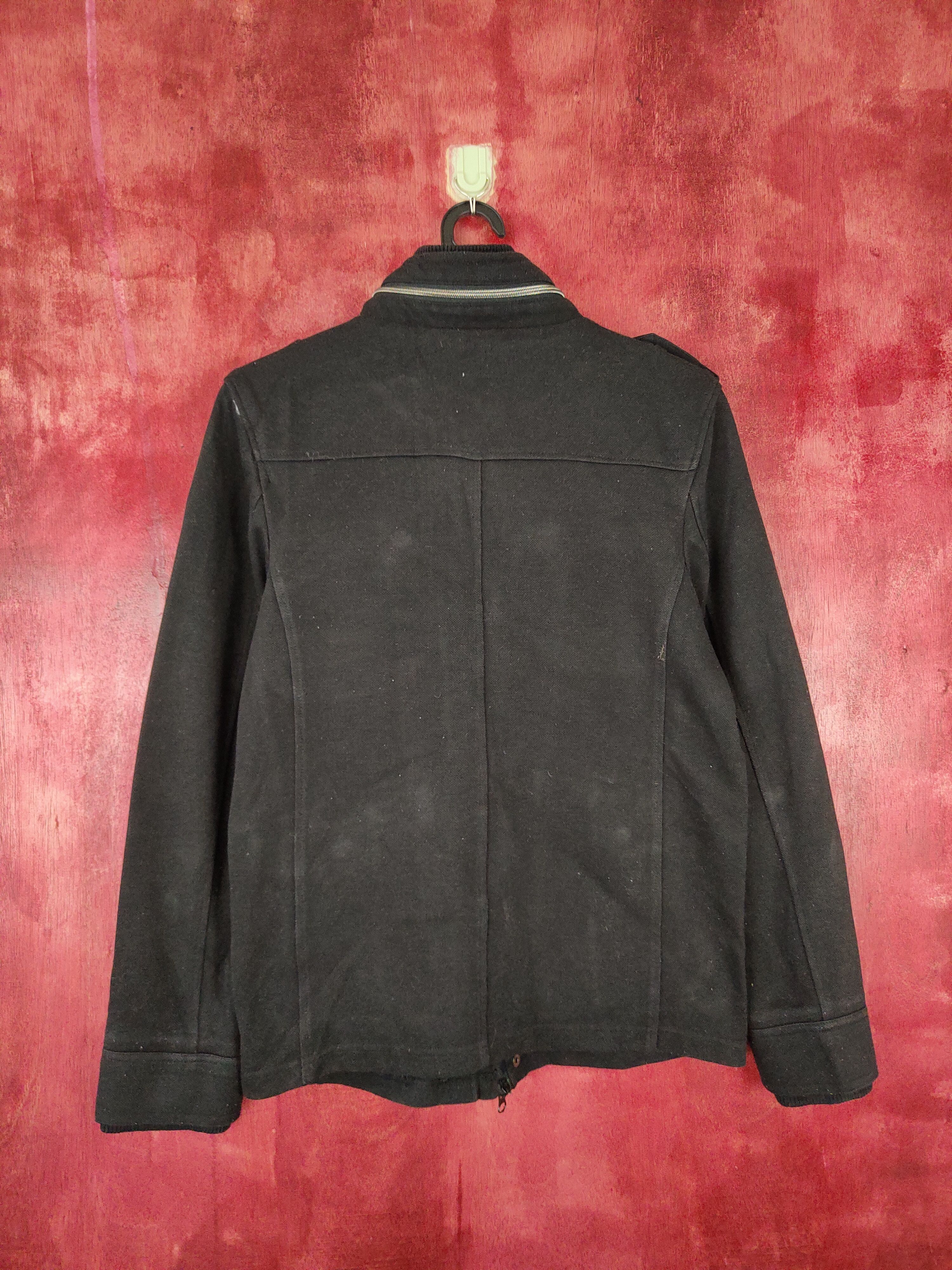 Japanese Brand M.f.editorial seditionaries Black multi pocket Jacket #5224 Size US M / EU 48-50 / 2 - 8 Thumbnail