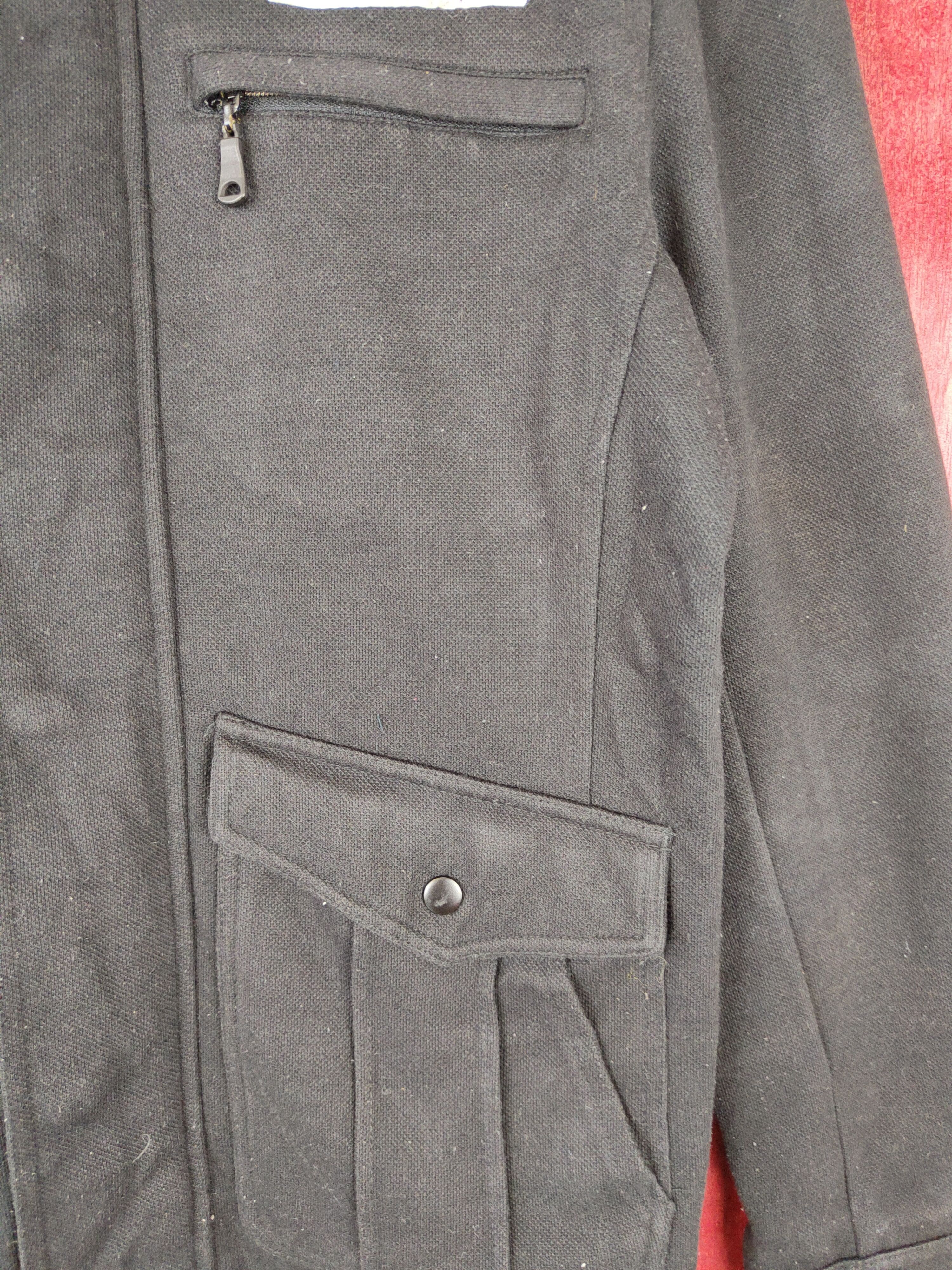 Japanese Brand M.f.editorial seditionaries Black multi pocket Jacket #5224 Size US M / EU 48-50 / 2 - 5 Thumbnail