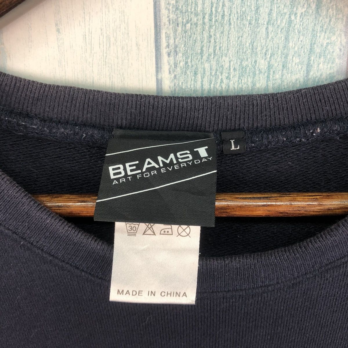 Beams Plus × Japanese Brand × Vintage Vintage Beams T Art For Everyday Sweatshirt Crewneck Size US L / EU 52-54 / 3 - 6 Thumbnail