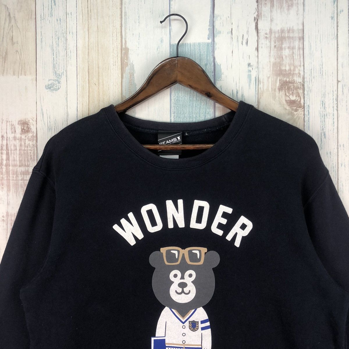 Beams Plus × Japanese Brand × Vintage Vintage Beams T Art For Everyday Sweatshirt Crewneck Size US L / EU 52-54 / 3 - 3 Thumbnail