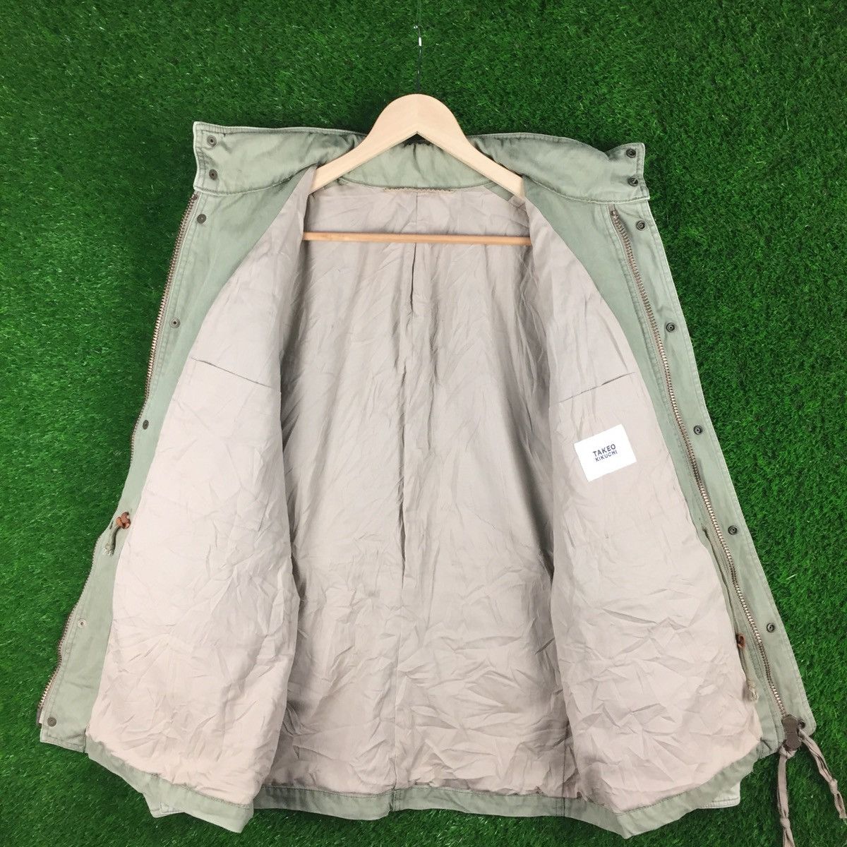 Takeo Kikuchi × Vintage Takeo Kikuchi Parka Jacket Military M-65 Style Size US L / EU 52-54 / 3 - 3 Thumbnail