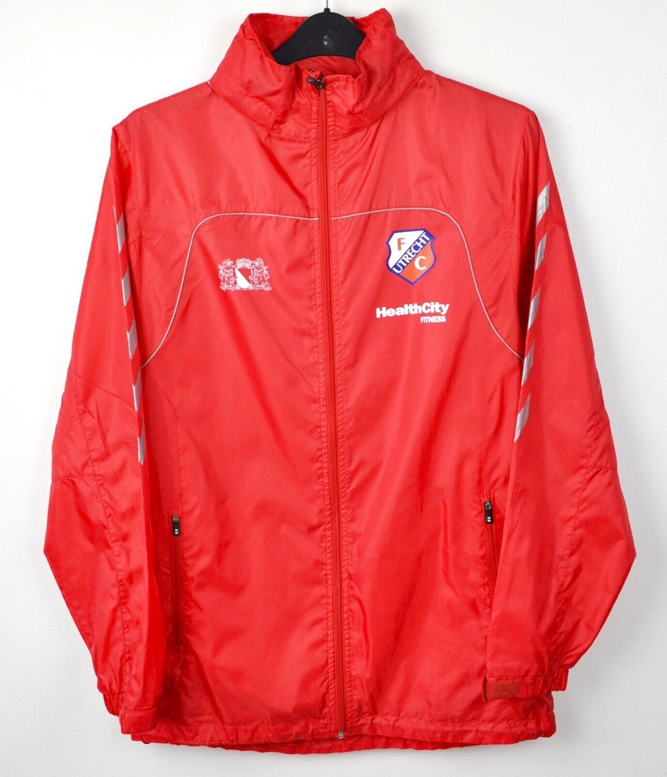 Hummel UTRECHT FC Rain Hooded Jacket Football Tracksuit Red Size US M / EU 48-50 / 2 - 1 Thumbnail