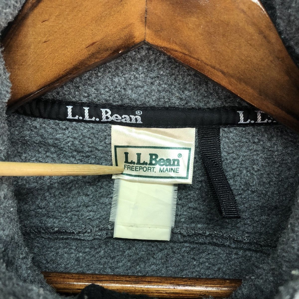 L.L. Bean × Vintage Vintage 90s L.L.Bean Fleece Size US M / EU 48-50 / 2 - 7 Thumbnail