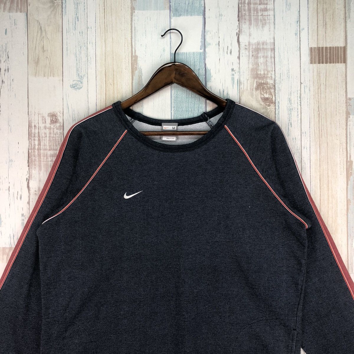 Nike × Vintage Vintage Nike Small Logo Sweatshirt Crewneck Size US M / EU 48-50 / 2 - 3 Thumbnail