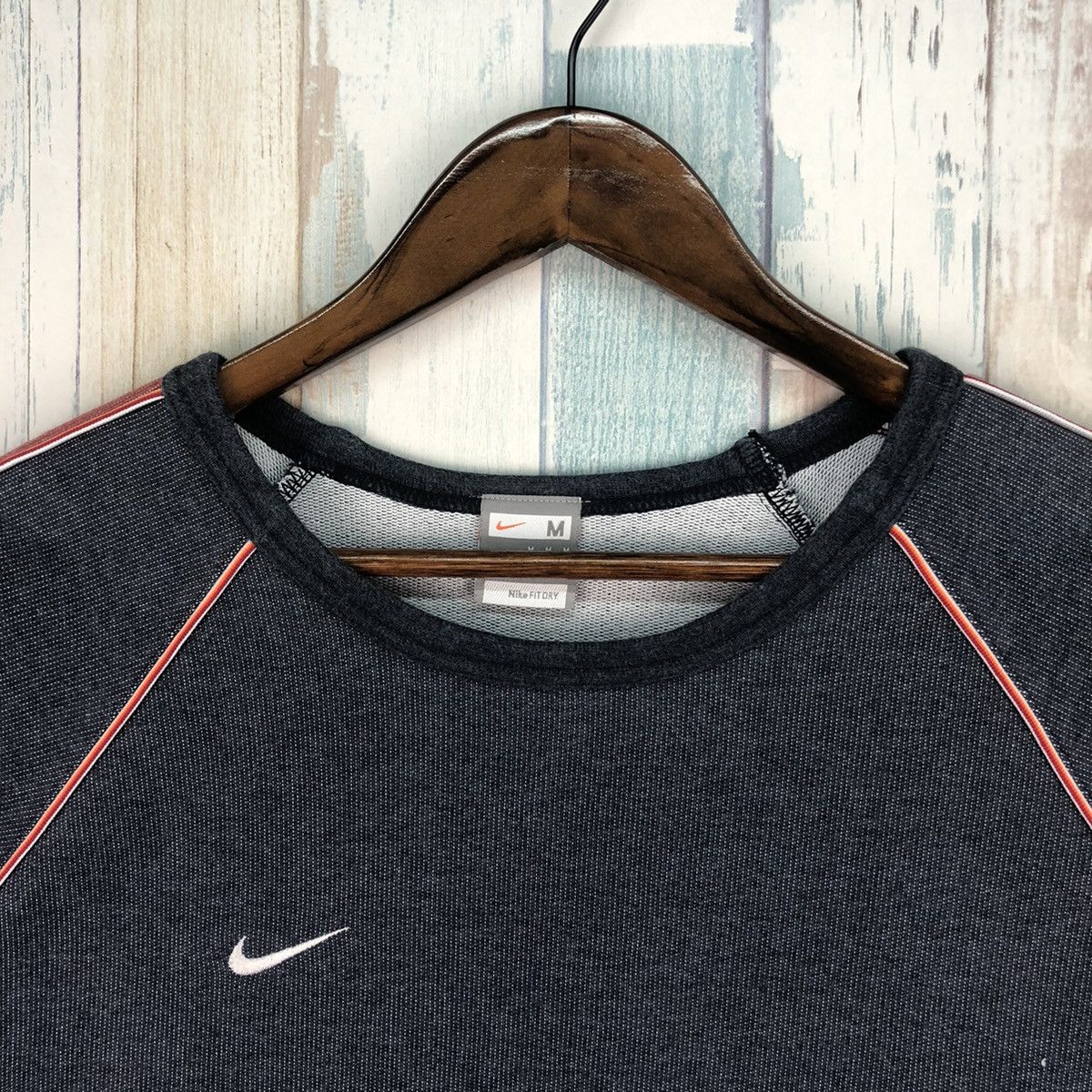 Nike × Vintage Vintage Nike Small Logo Sweatshirt Crewneck Size US M / EU 48-50 / 2 - 6 Thumbnail