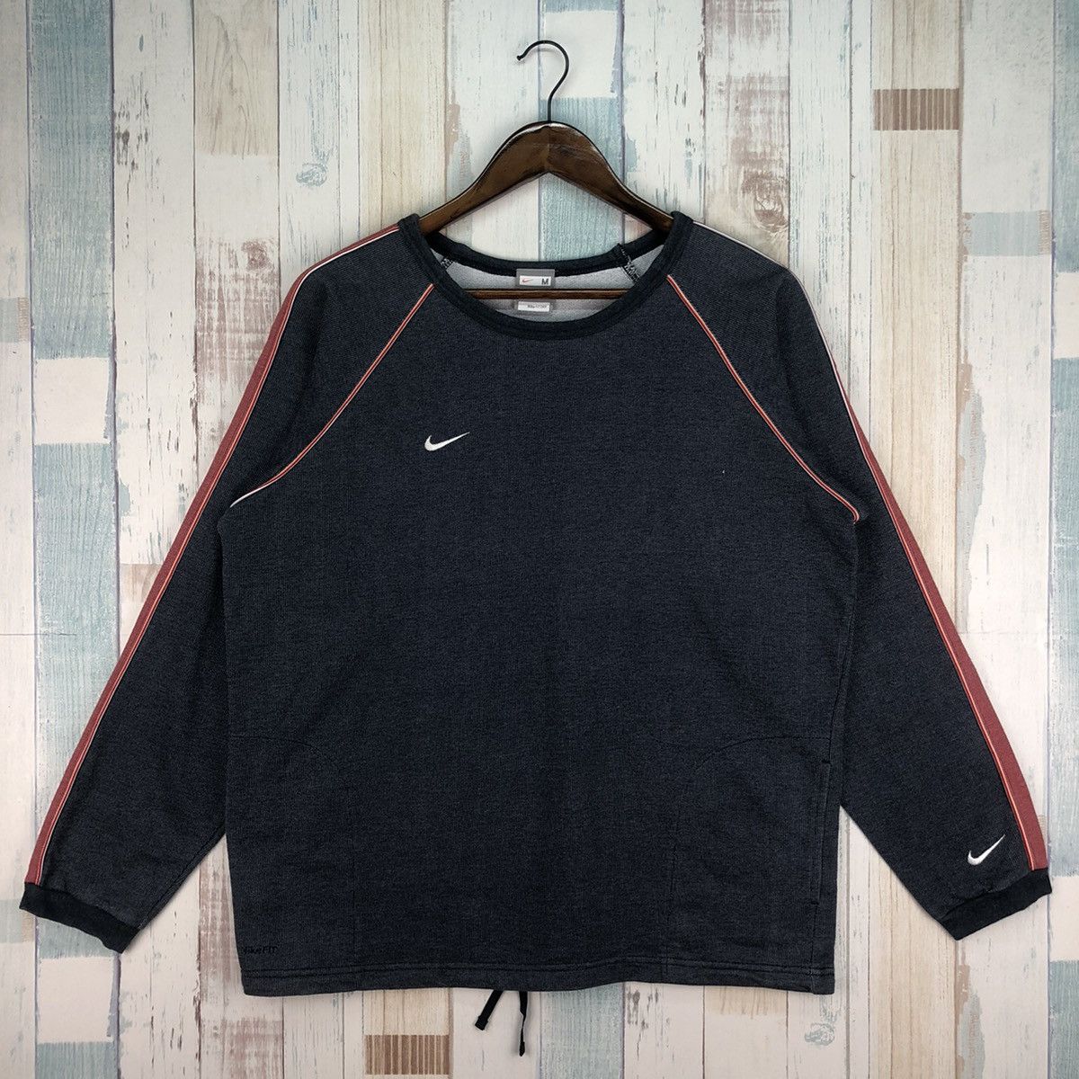 Nike × Vintage Vintage Nike Small Logo Sweatshirt Crewneck Size US M / EU 48-50 / 2 - 1 Thumbnail