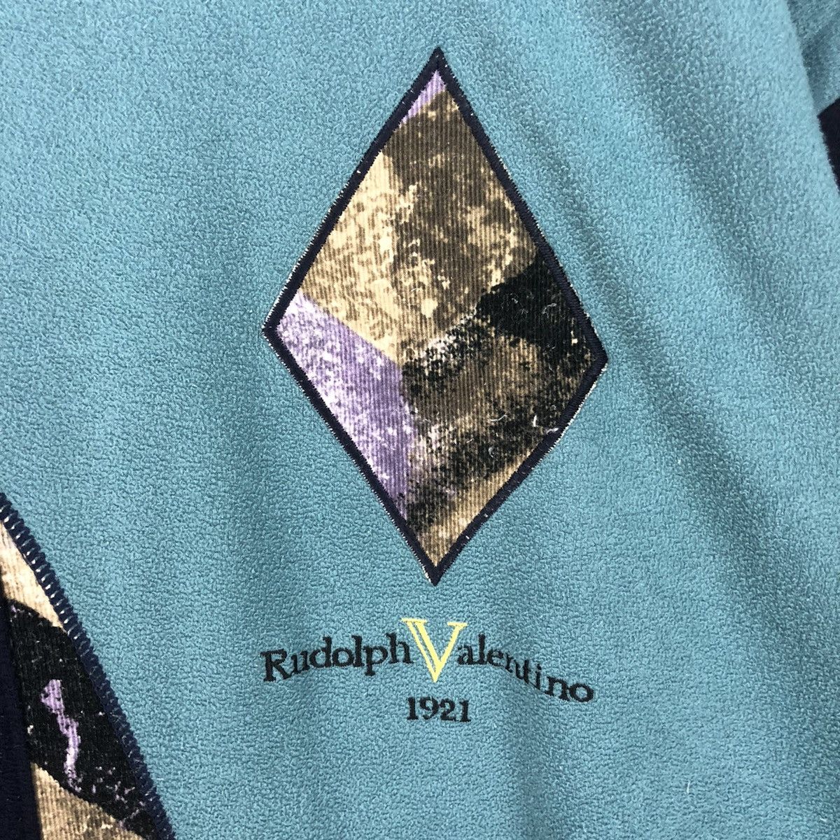 Valentino × Vintage Vintage Rudolph Valentino Embroidery Big Logo Size US M / EU 48-50 / 2 - 2 Thumbnail