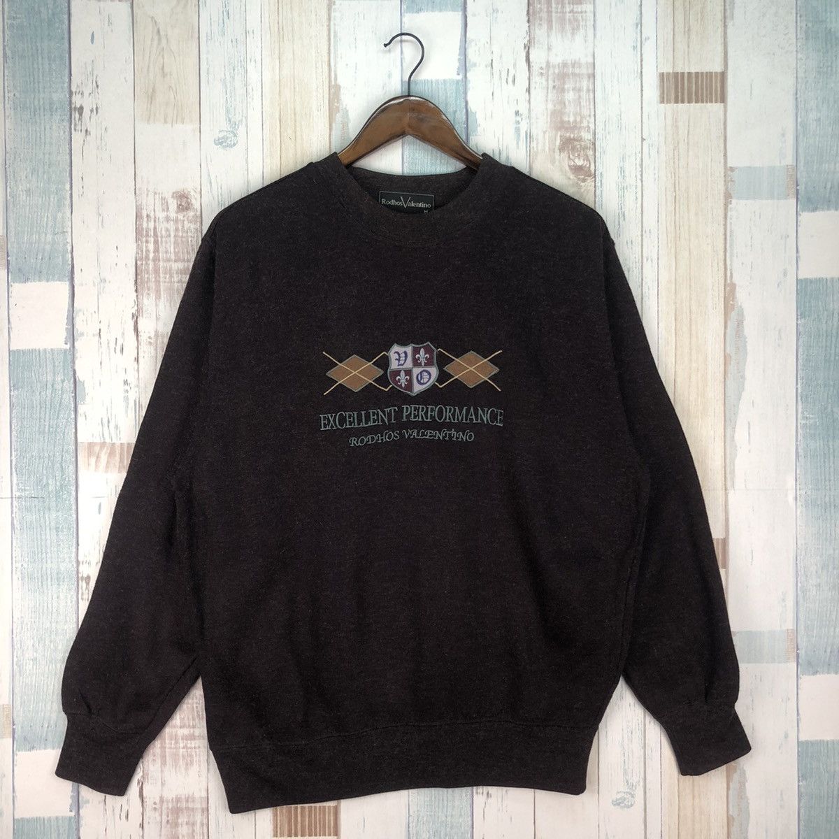 Valentino × Vintage Vintage Rhodos Valentino Sweatshirt Crewneck Size US M / EU 48-50 / 2 - 1 Thumbnail