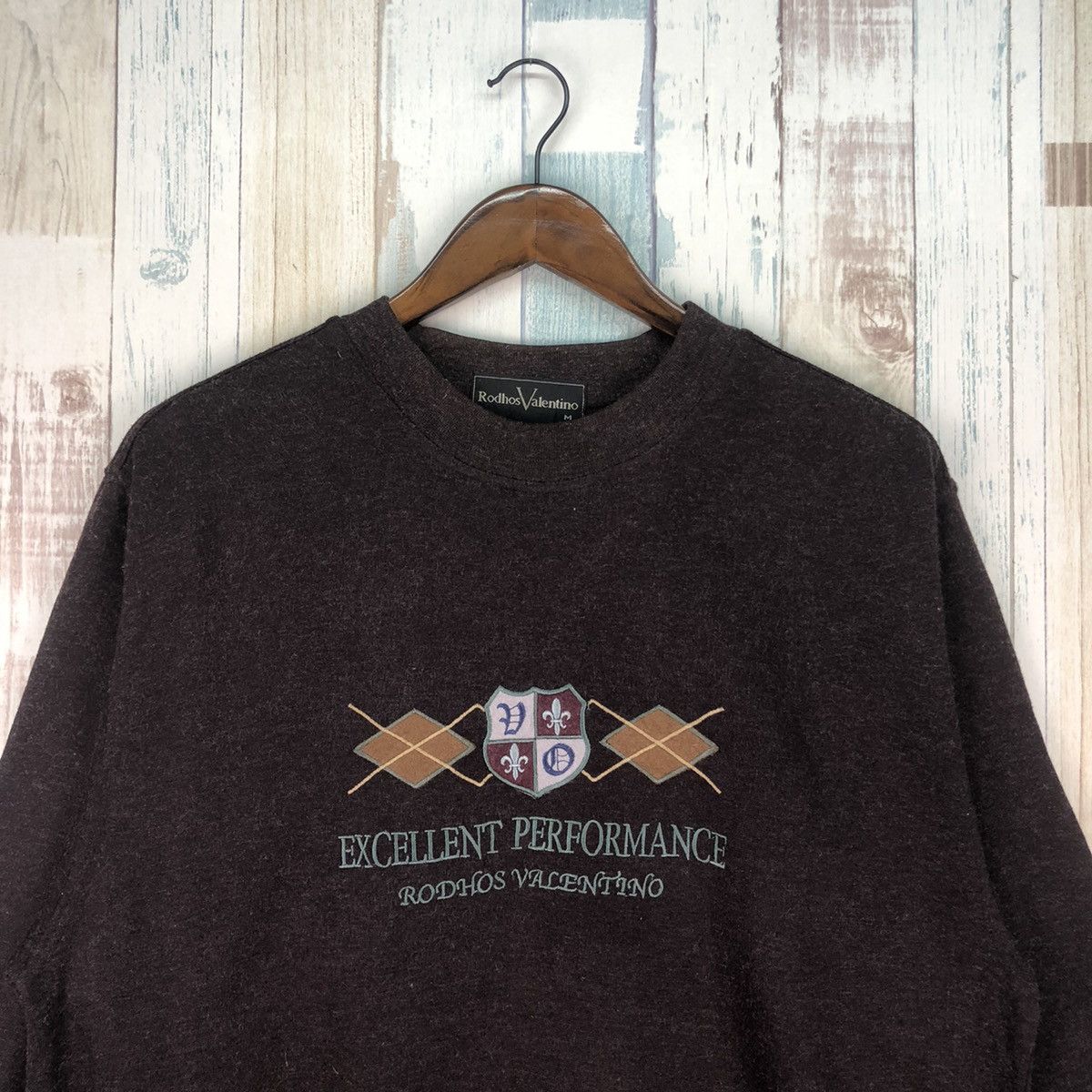 Valentino × Vintage Vintage Rhodos Valentino Sweatshirt Crewneck Size US M / EU 48-50 / 2 - 2 Thumbnail