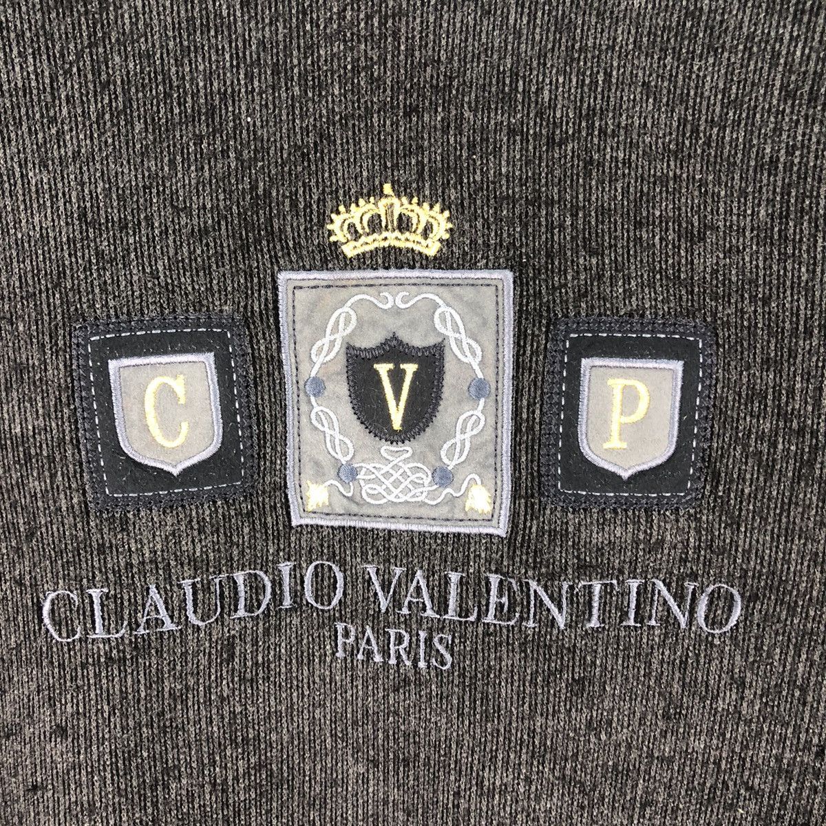 Valentino × Vintage Vintage Claudio Valentino Sweatshirt Crewneck Size US L / EU 52-54 / 3 - 3 Thumbnail