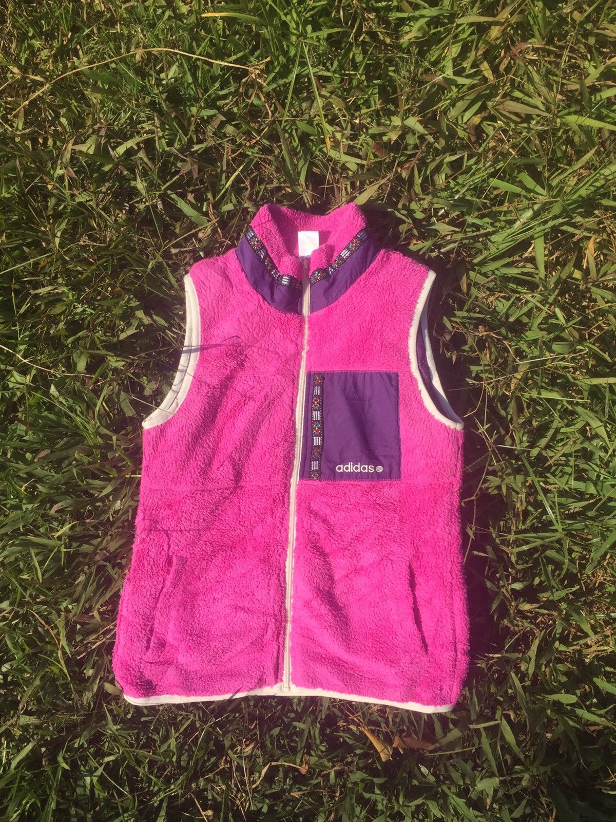 Adidas Adidas Neo Label Sleeveless Fleece Jacket Size US L / EU 52-54 / 3 - 1 Thumbnail