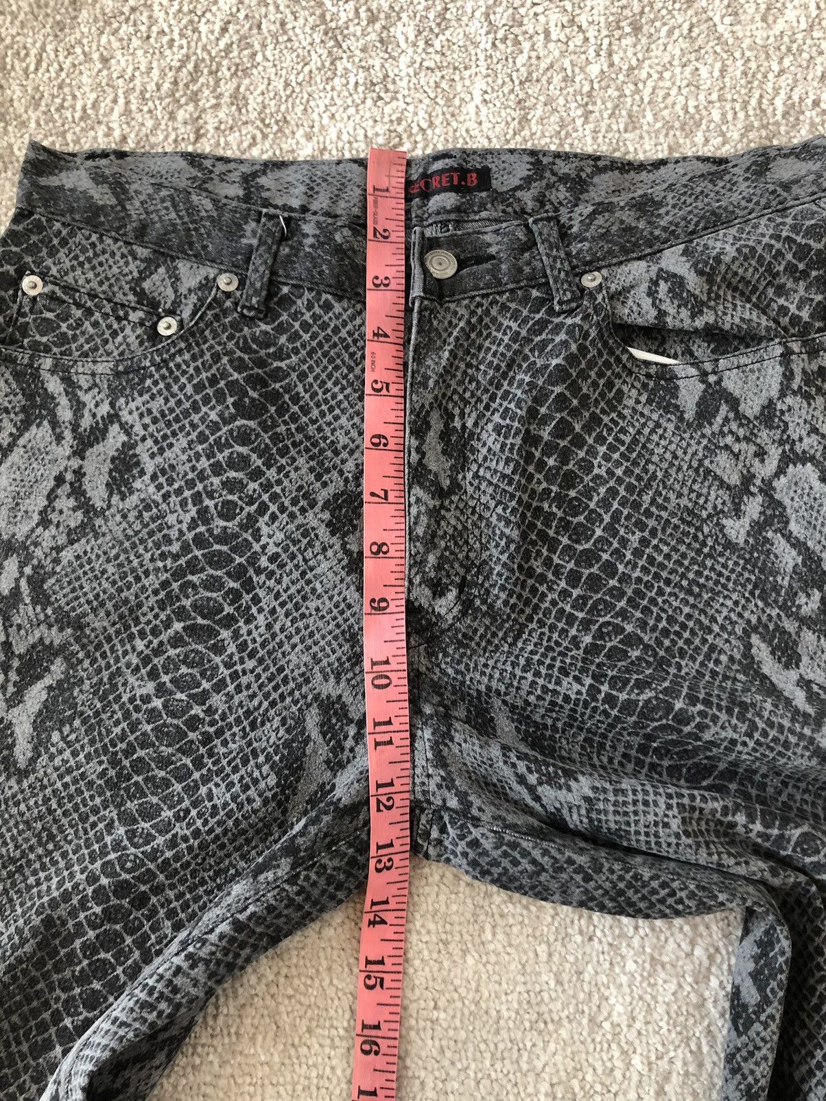 Hysteric Glamour × Japanese Brand J.SECRET.B PYTHONS SKINS HYSTERIC GLAMOUR INSPIRED PANTS Size US 31 - 9 Thumbnail